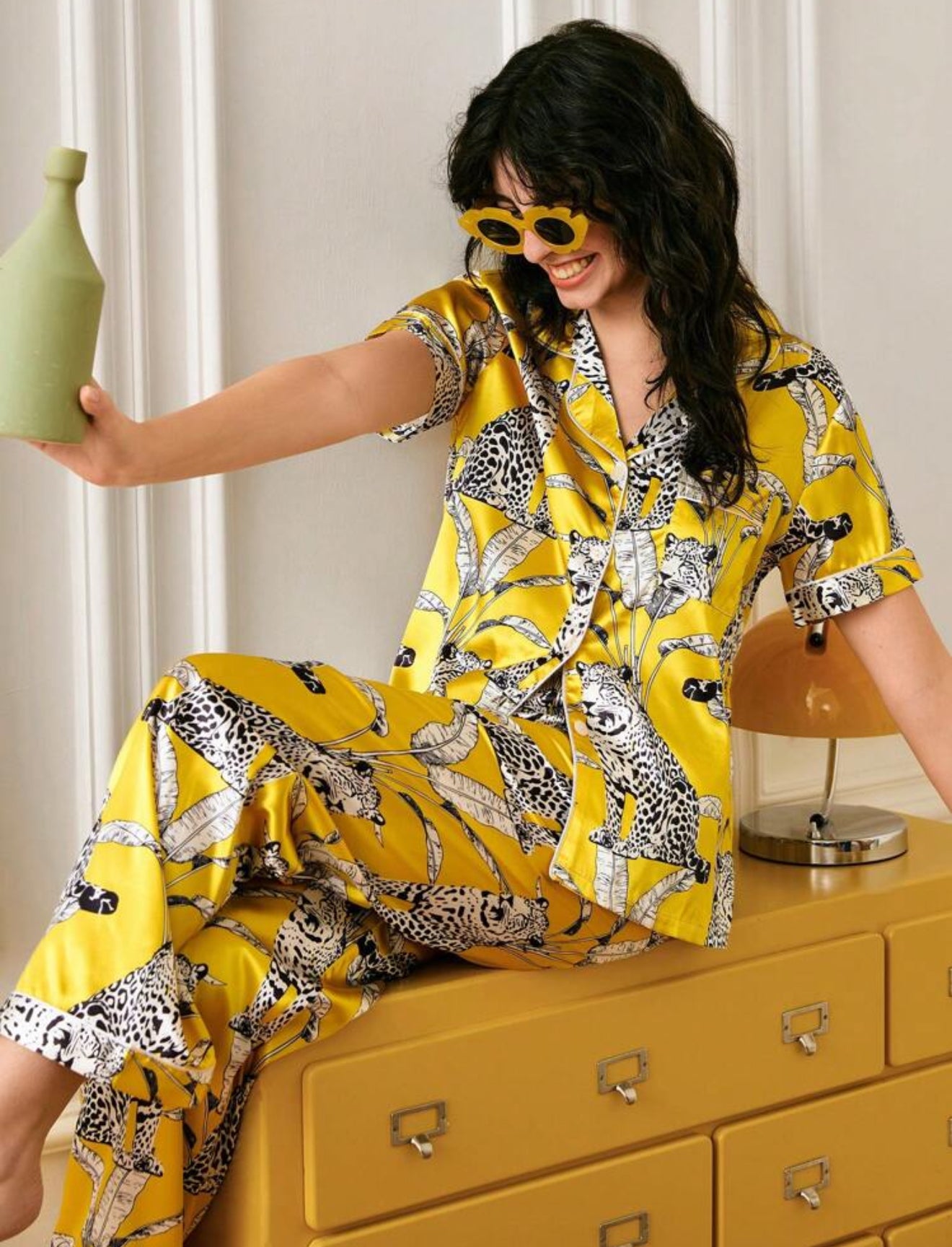 Conjunto pijama casual estampado