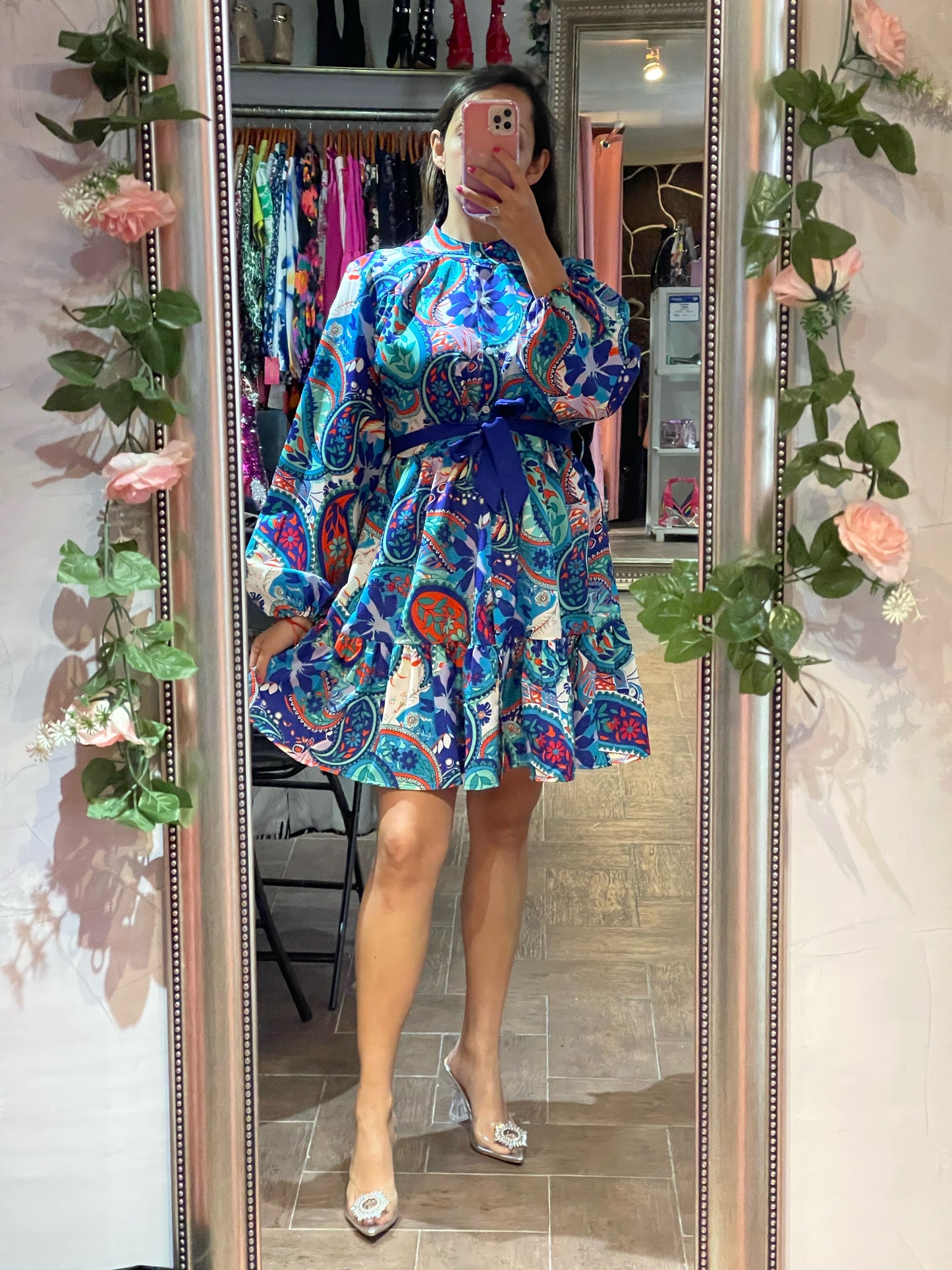 Vestido presley floreado