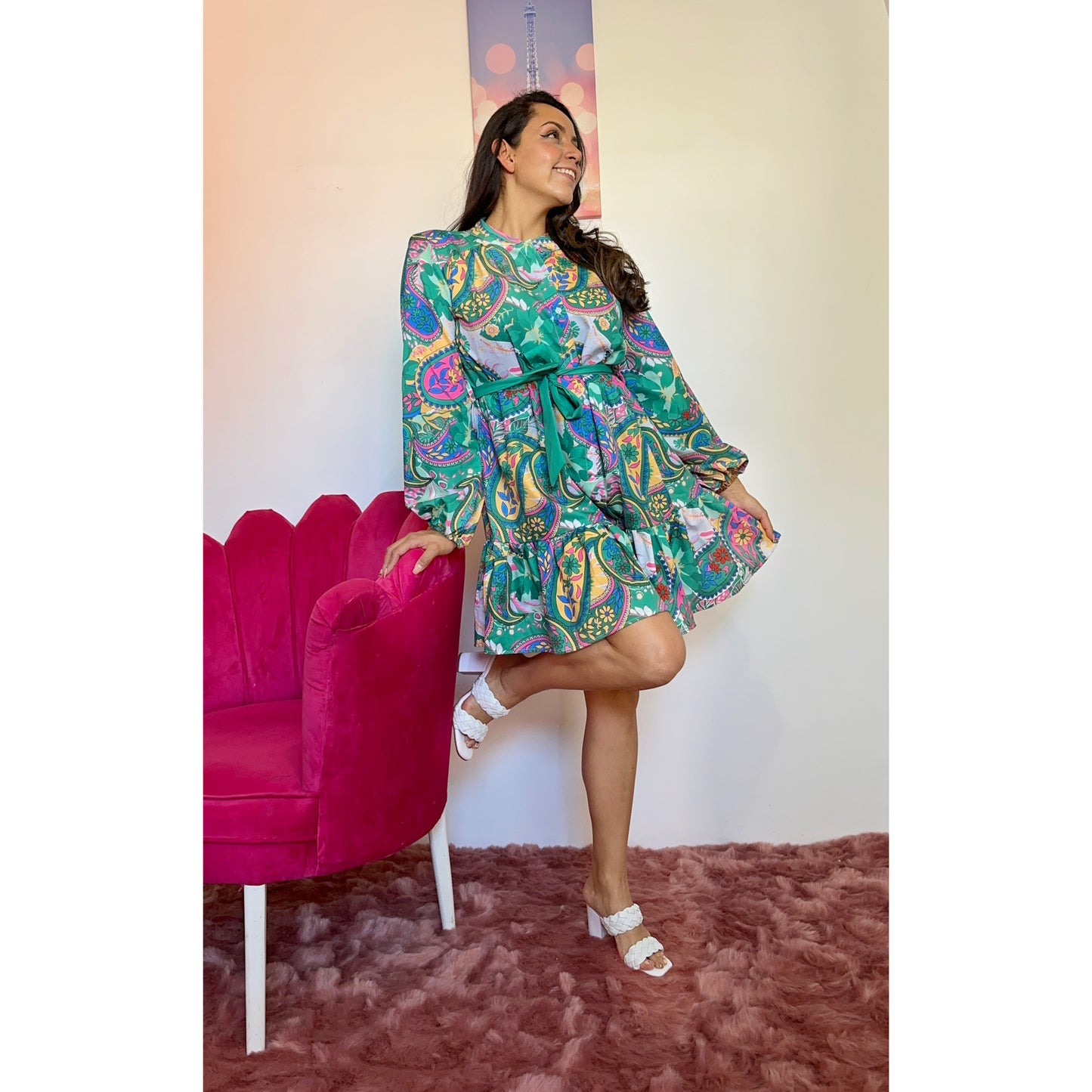 Vestido presley floreado