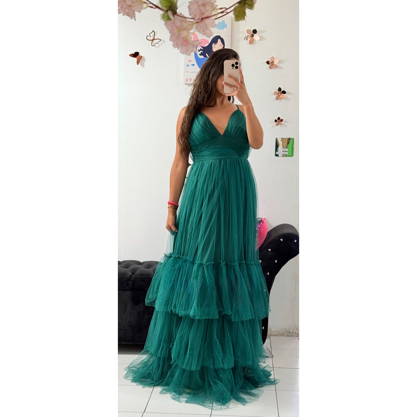 Vestido largo de Tul