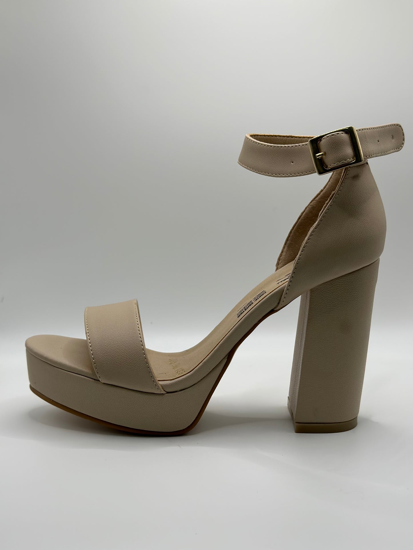 Sandalias altas piel