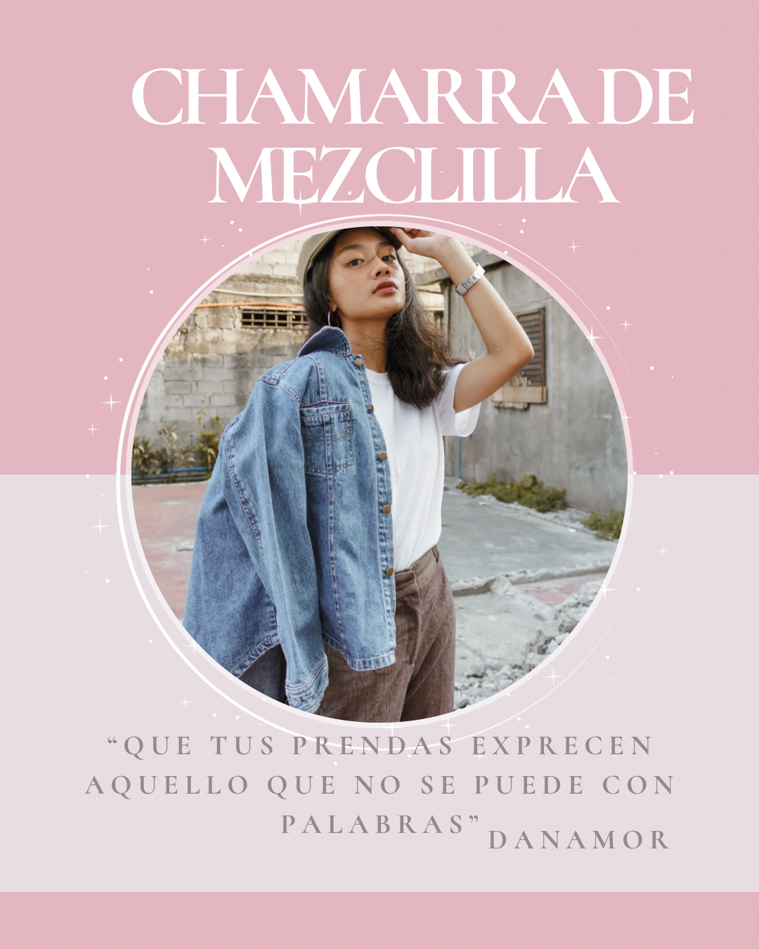 CHAMARRA DE MEZCLILLA