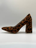 Zapatilla tacón ancho animal print