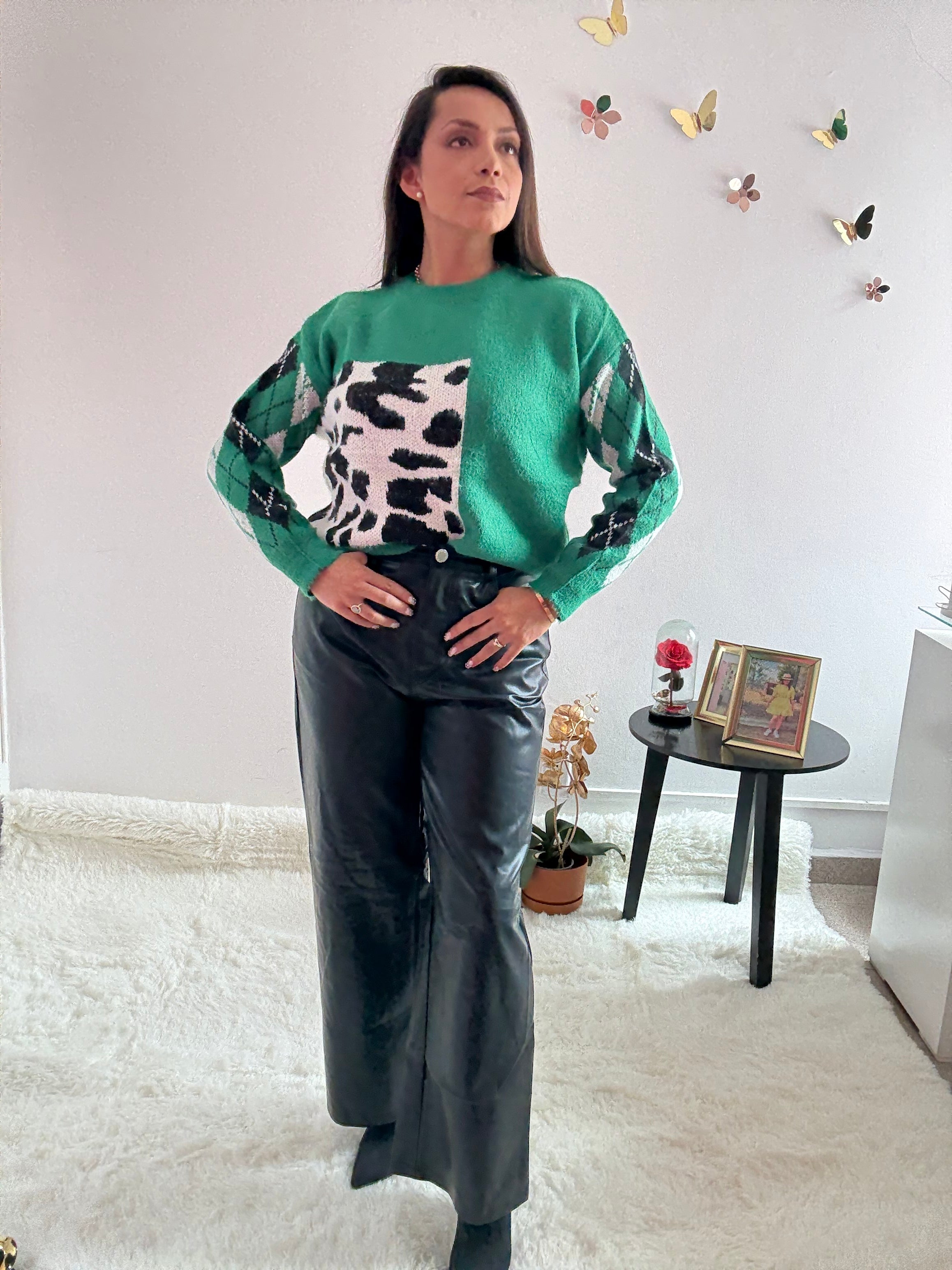Suéter estampado
