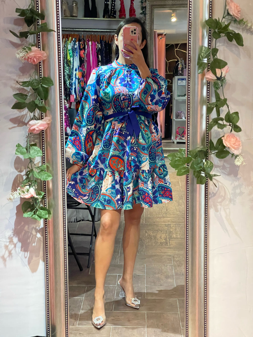 Vestido presley floreado
