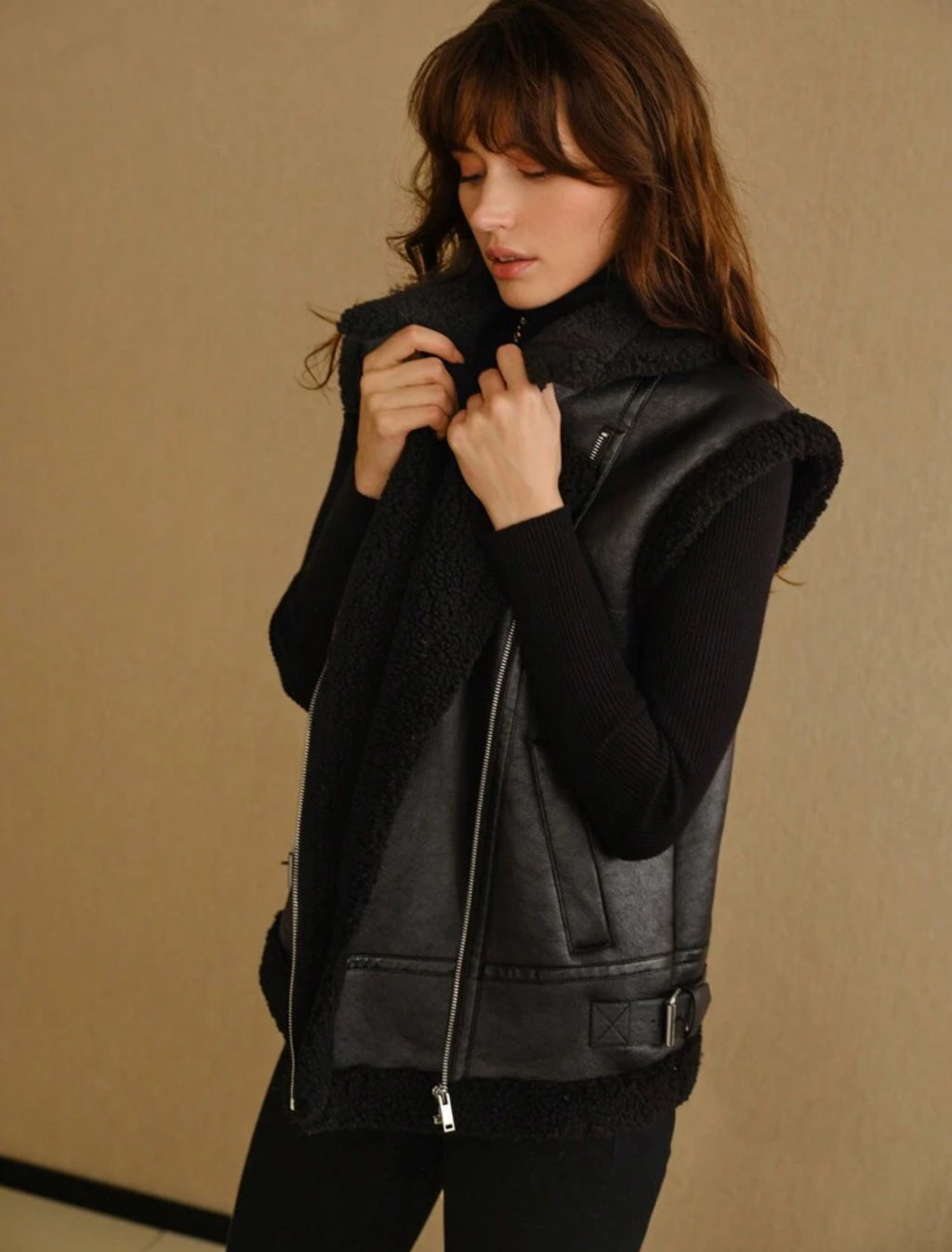 Chaleco interior borreguito