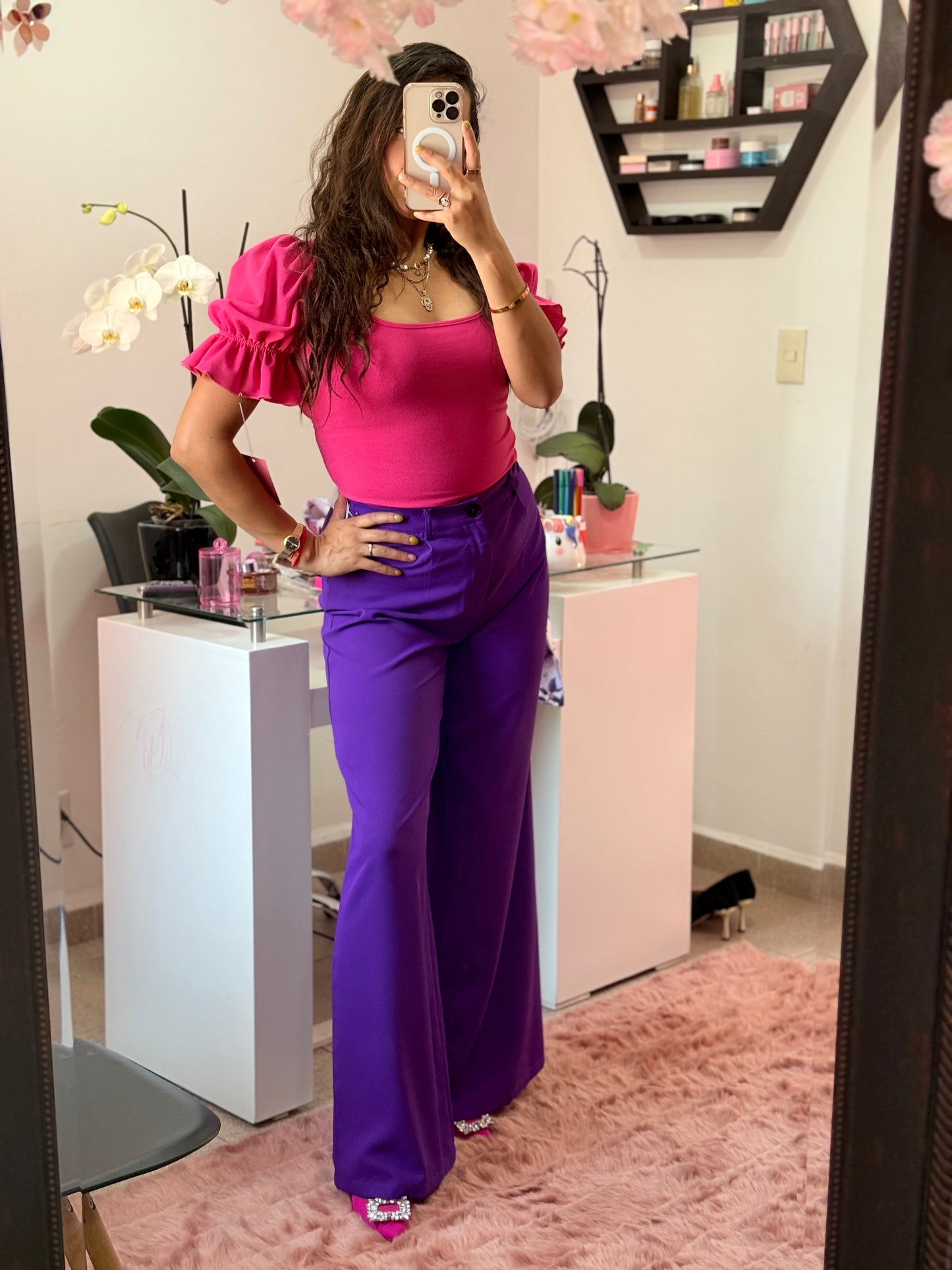 Pantalón morado