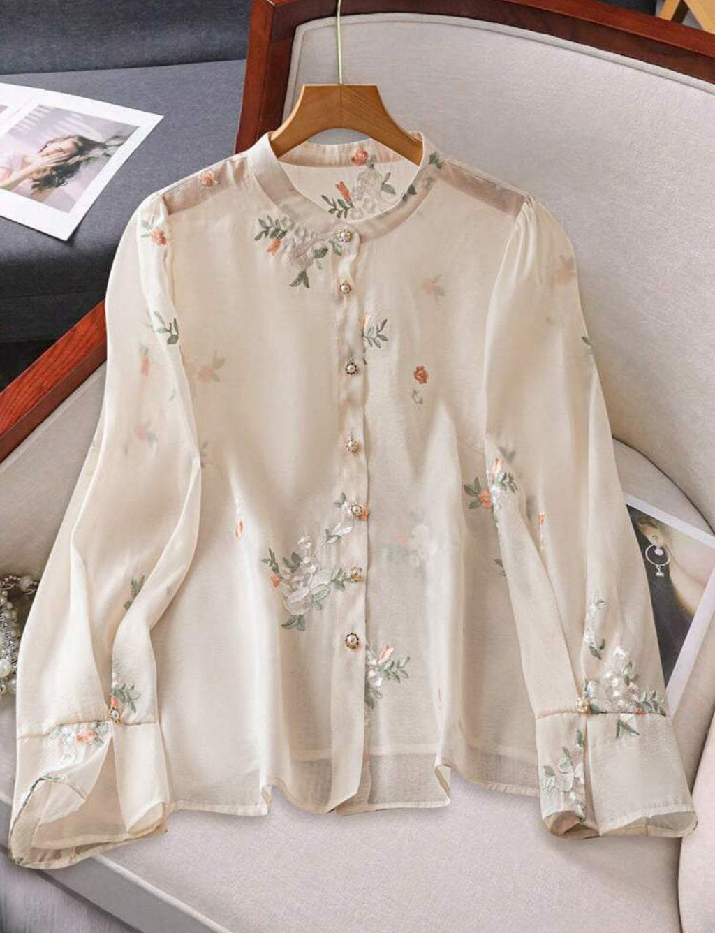 Blusa de Gaza manga larga