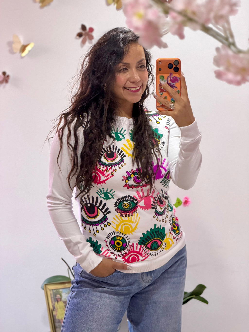 Sudadera estampada
