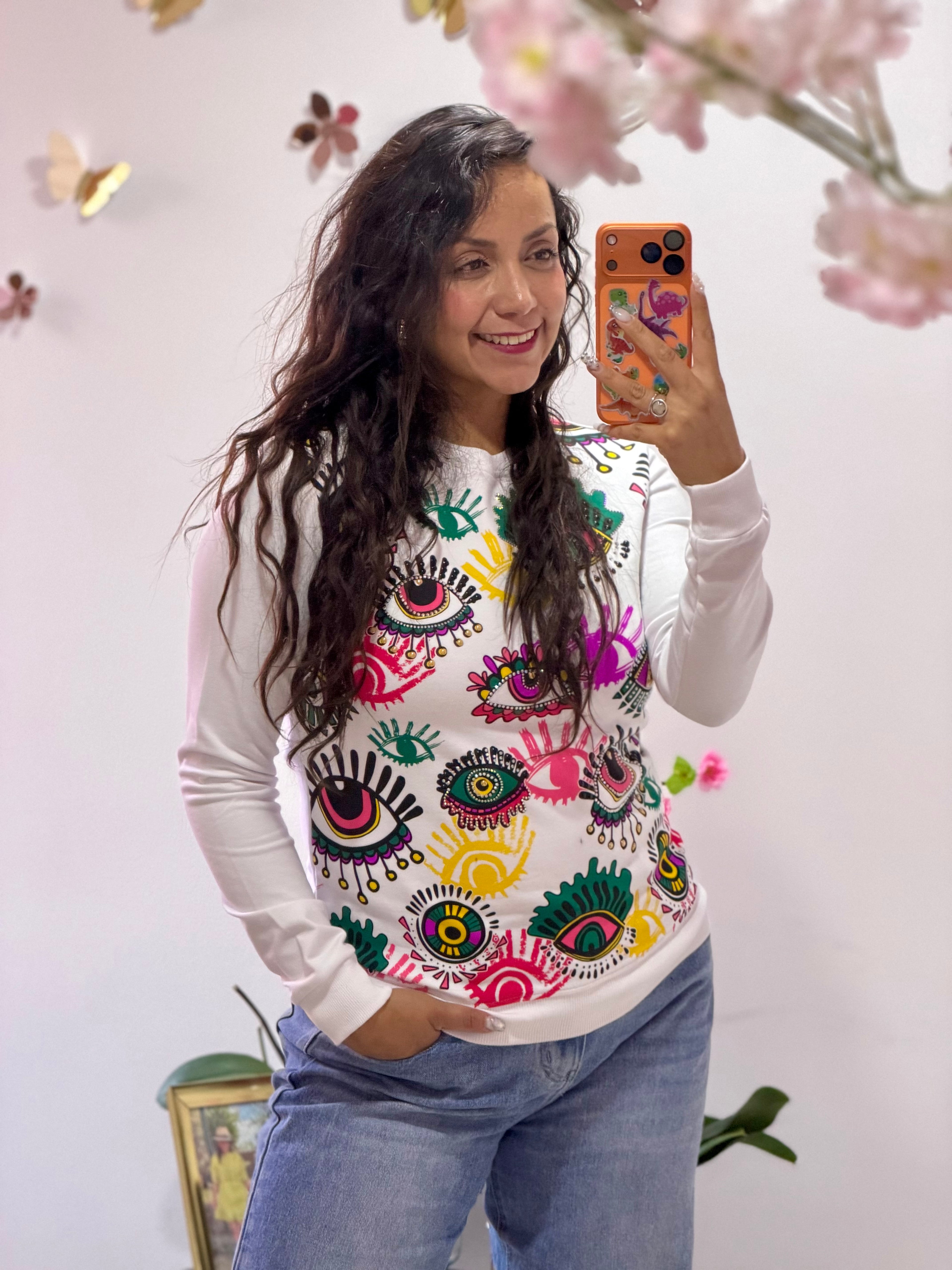 Sudadera estampada
