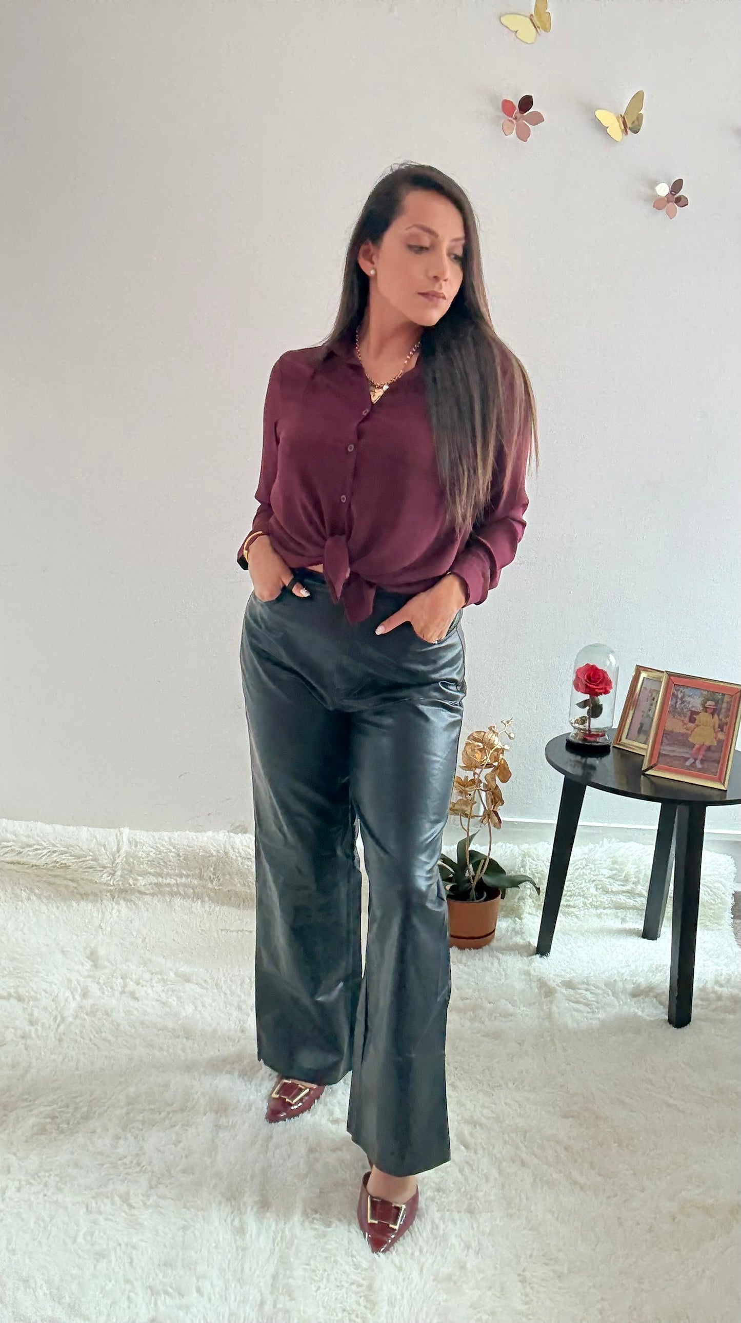 Blusa ligera manga larga