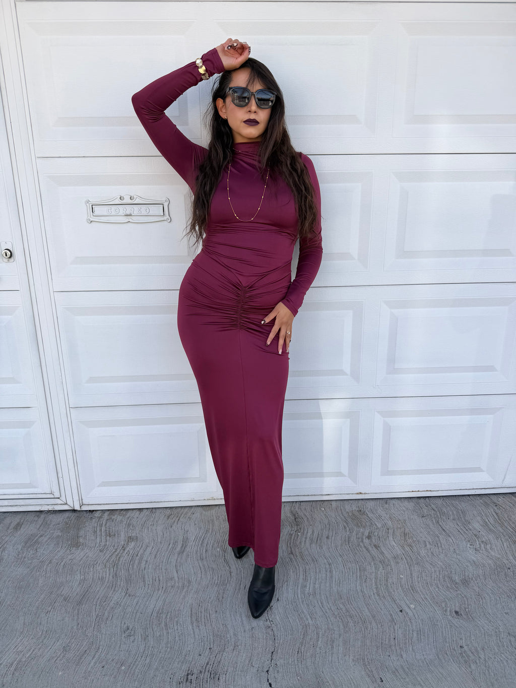 Vestido entallado licra