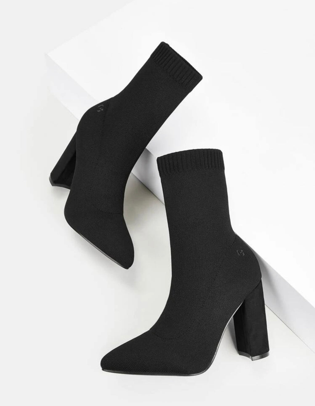 Botines de calcetín de tacón alto 302