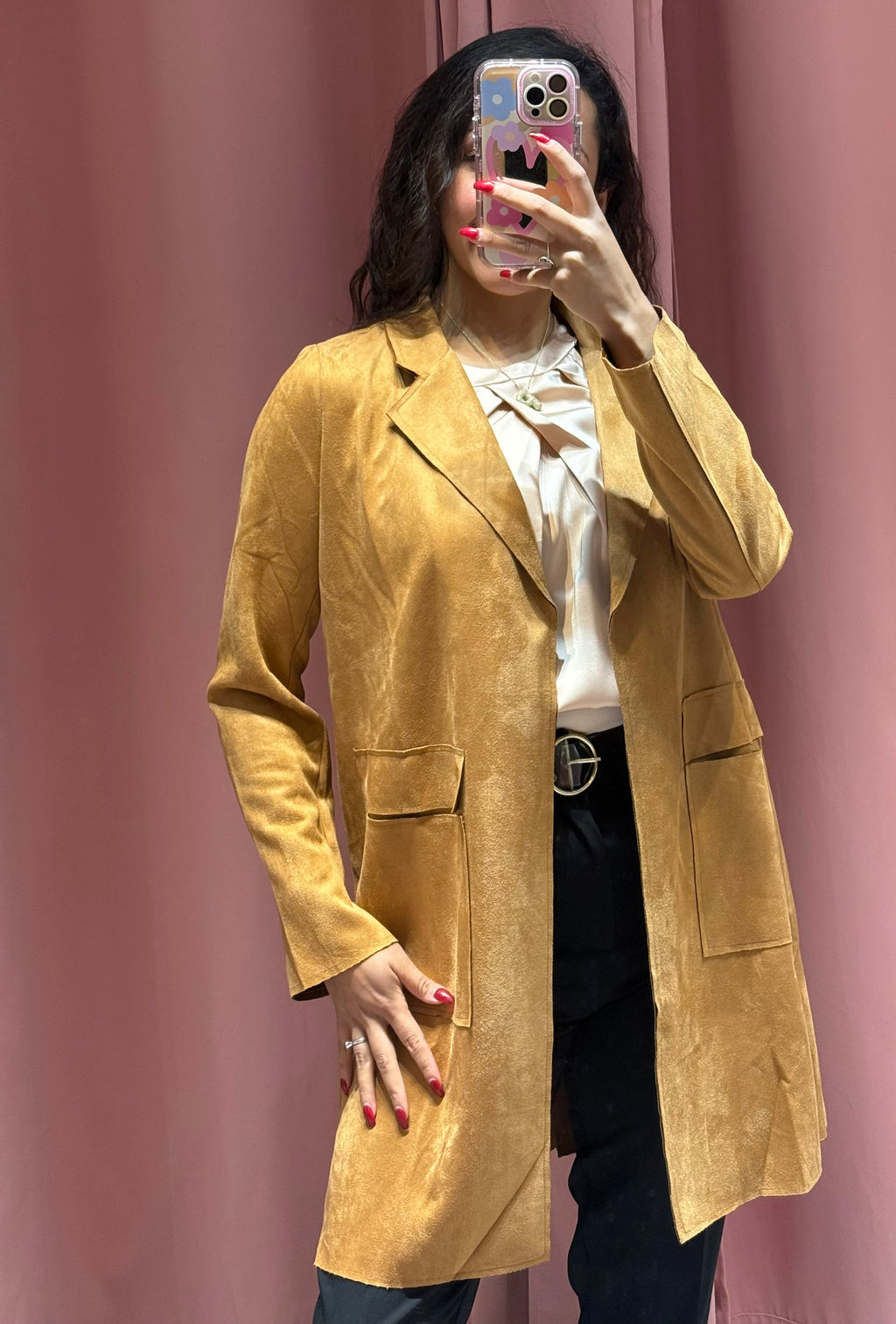 Sueter largo para mujer