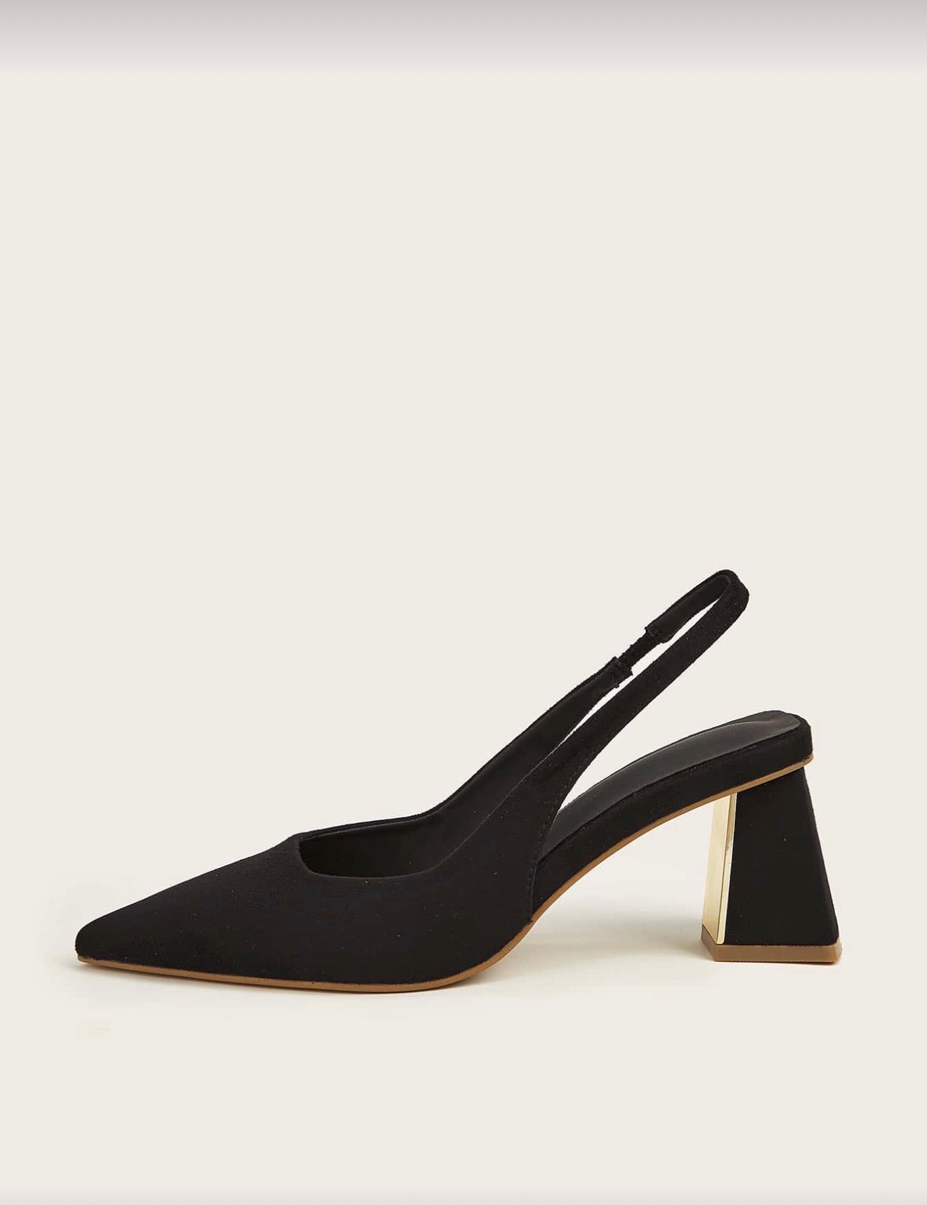 Zapatilla tacón cuadrado 5 cm