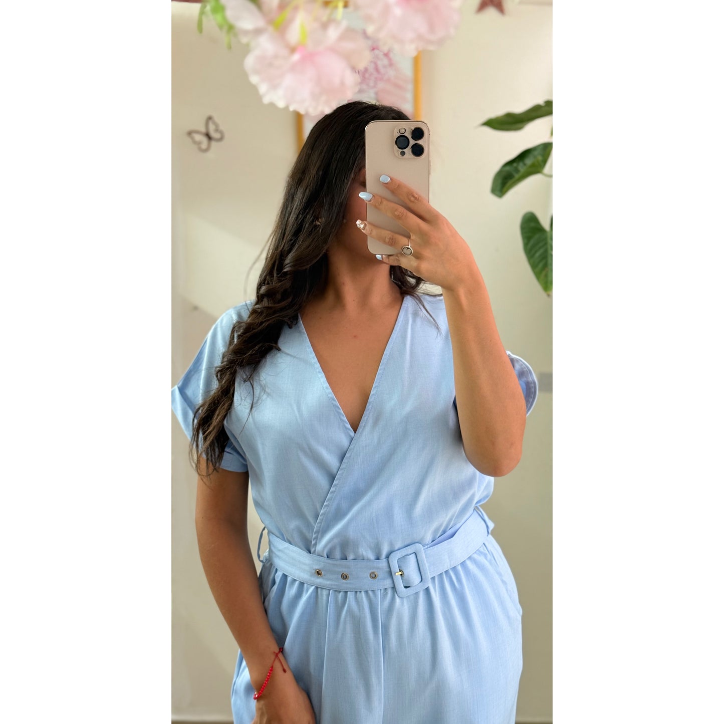 Palazzo para mujer con cinturón