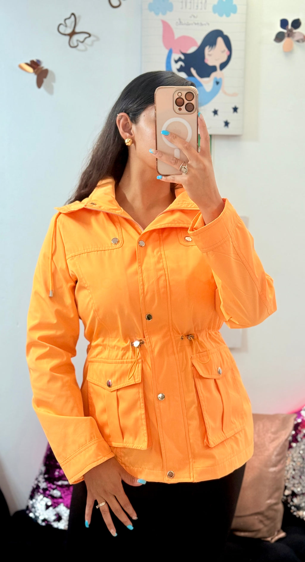 Rompe vientos tipo gabardina