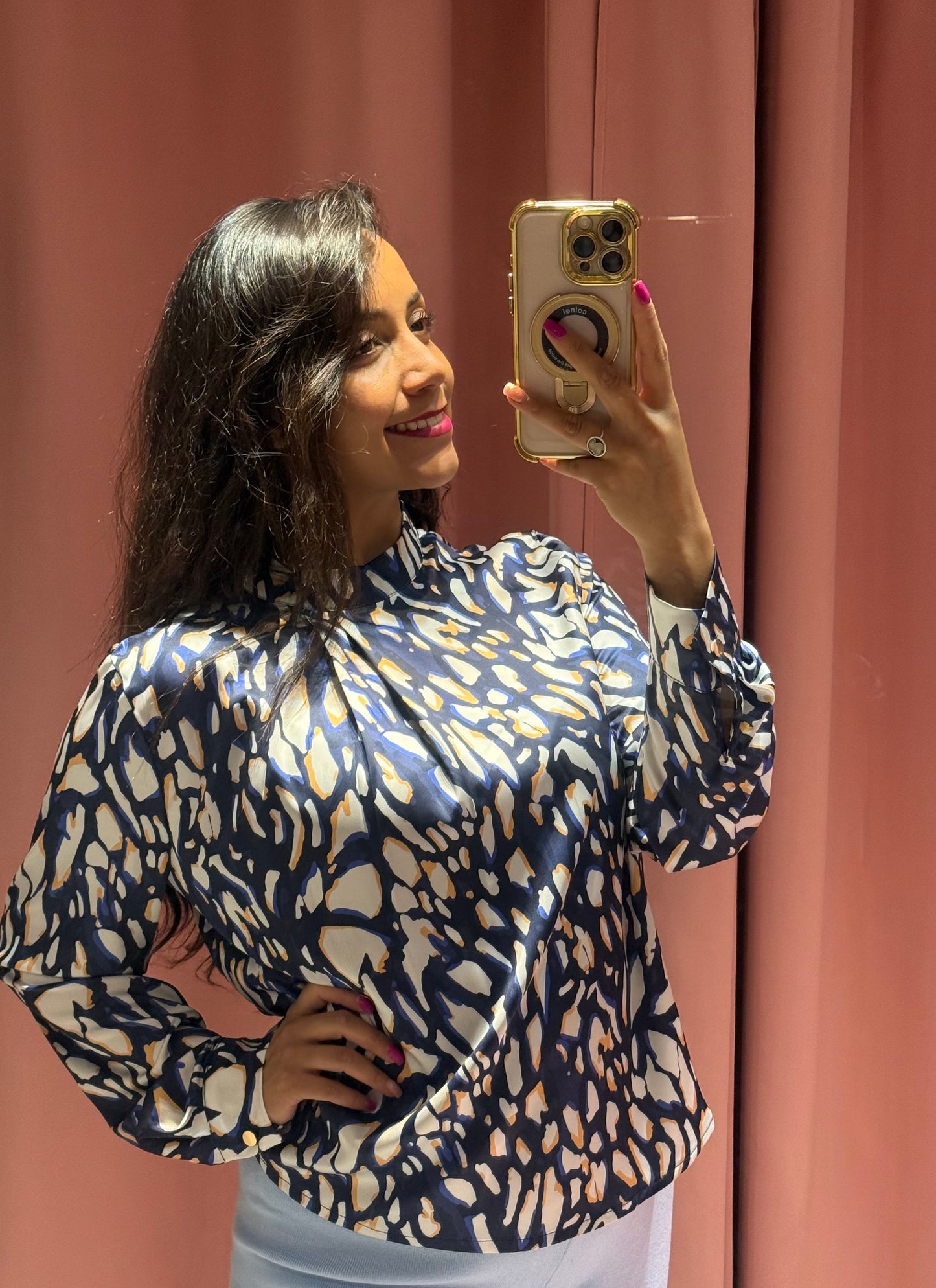 Blusa manga larga colores