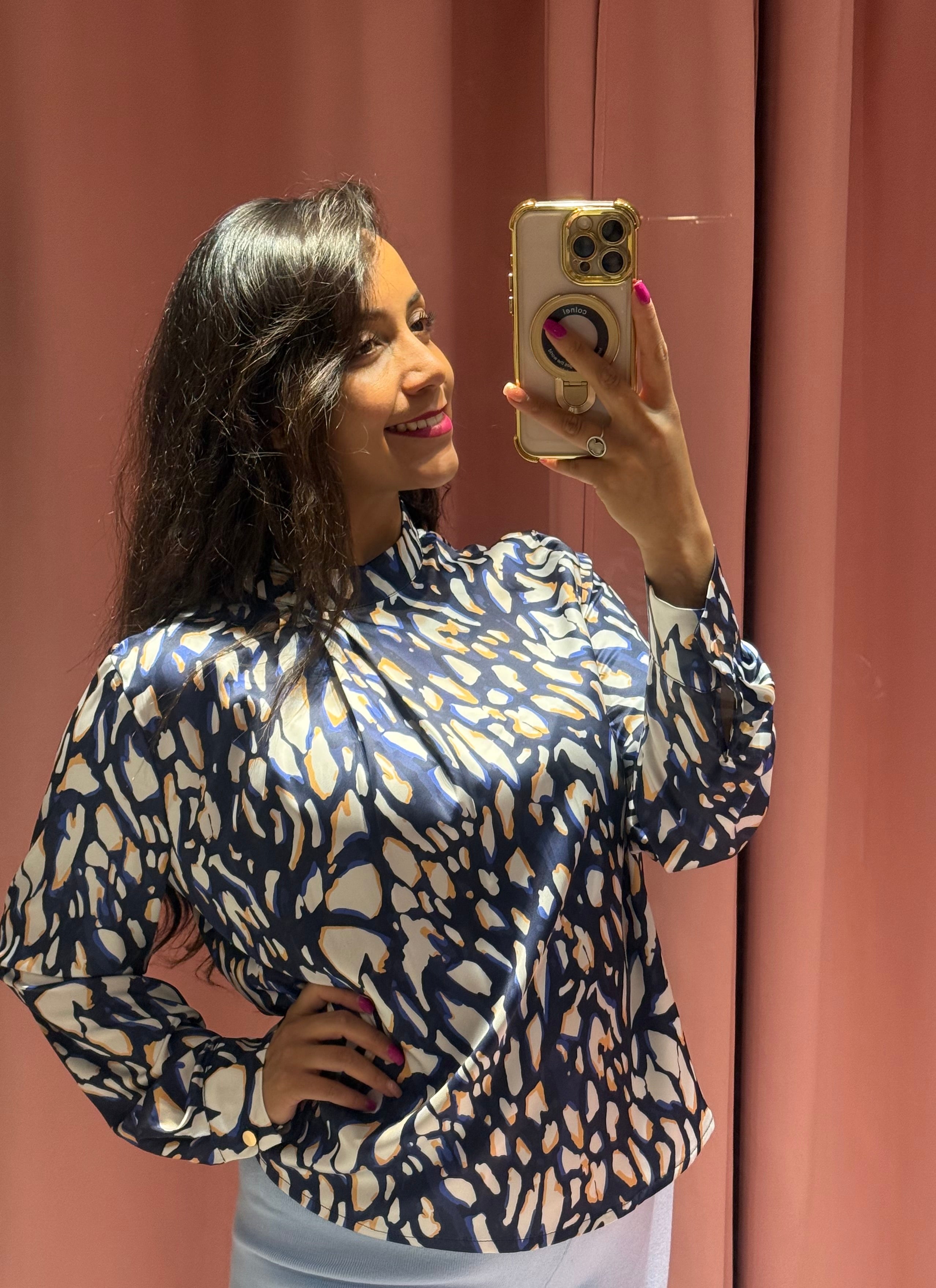 Blusa manga larga colores
