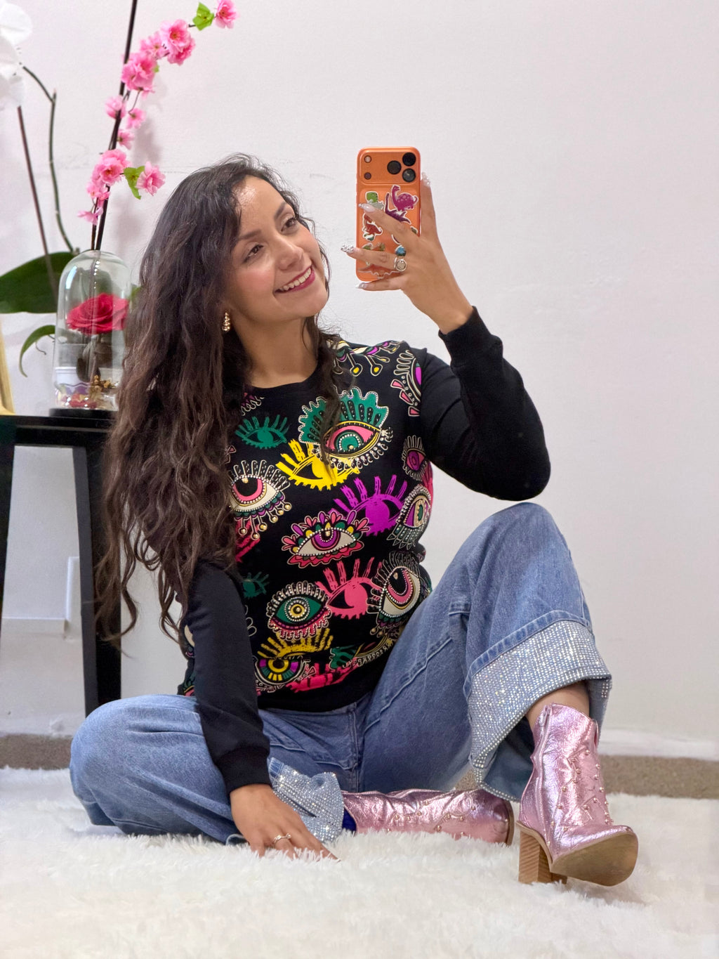 Sudadera estampada