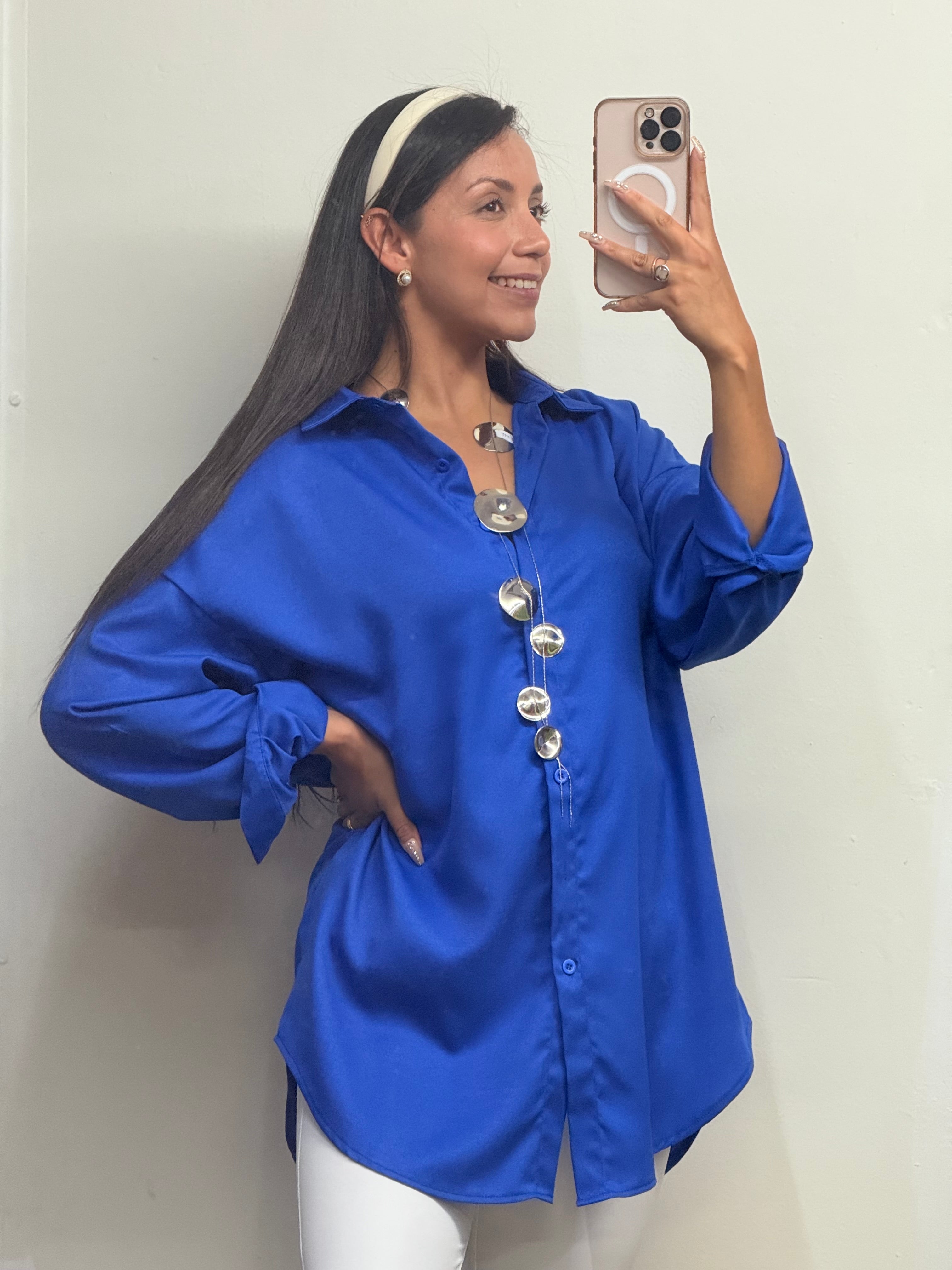 Blusa oversize  manga larga