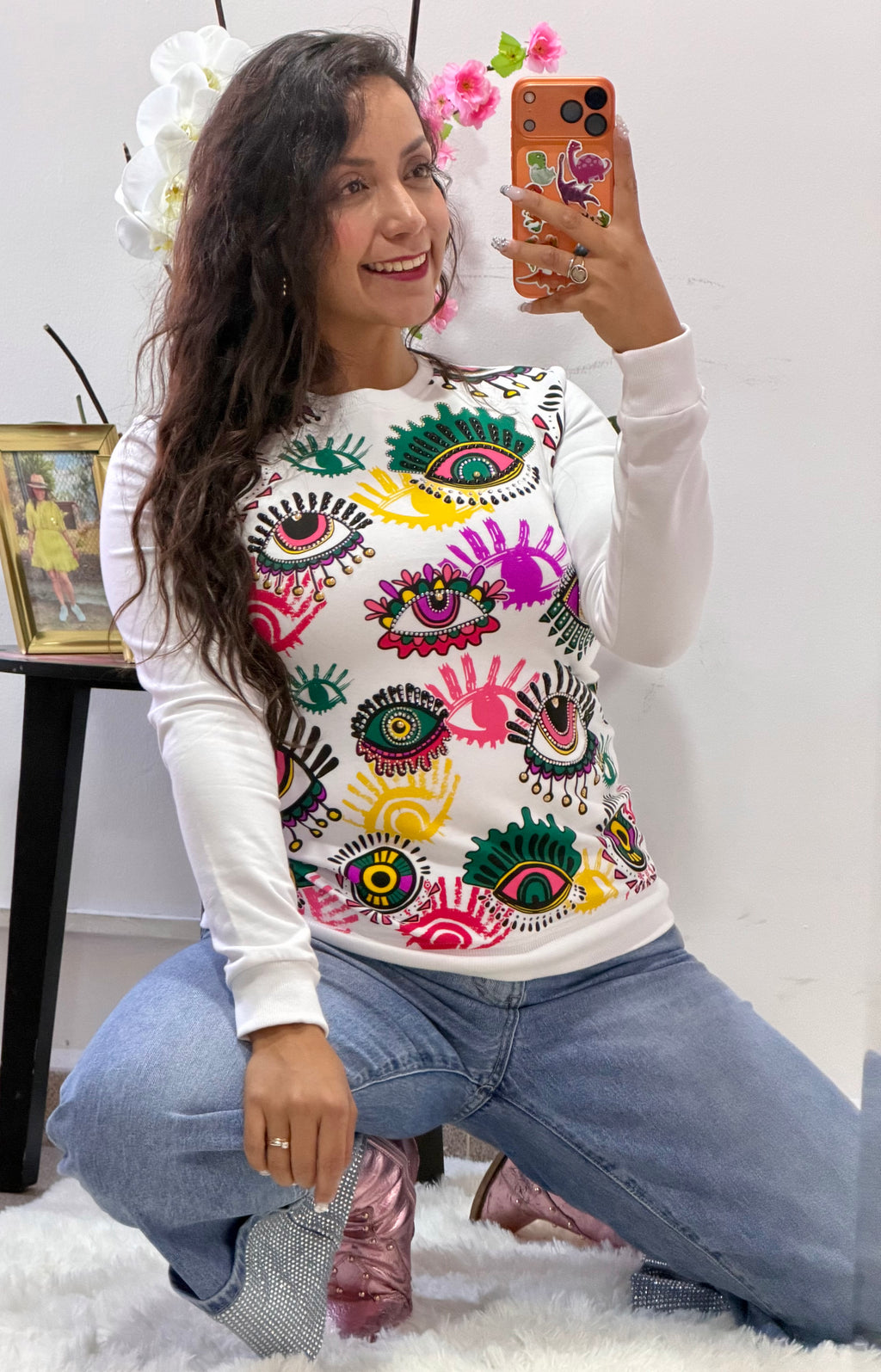 Sudadera estampada