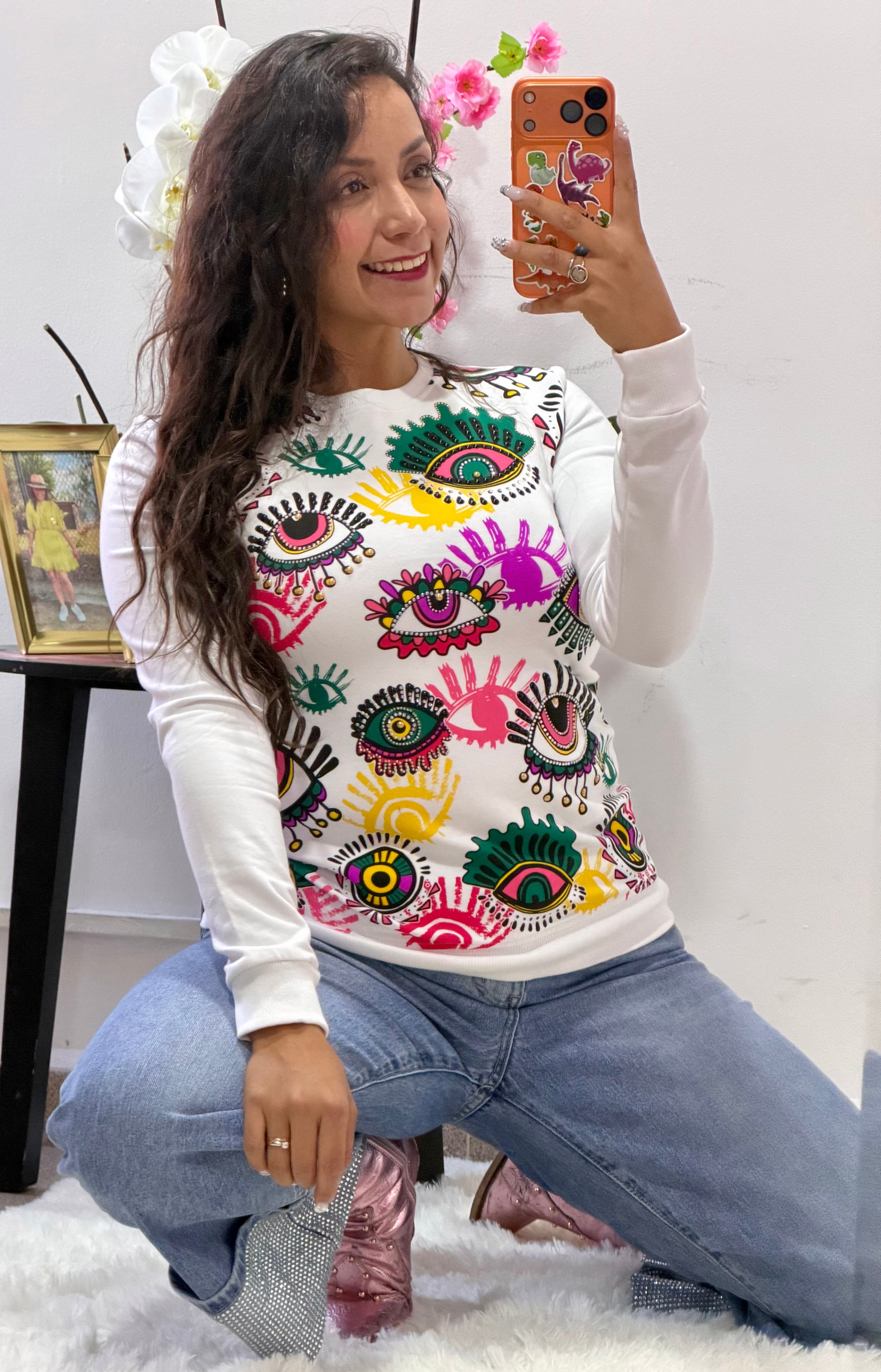 Sudadera estampada