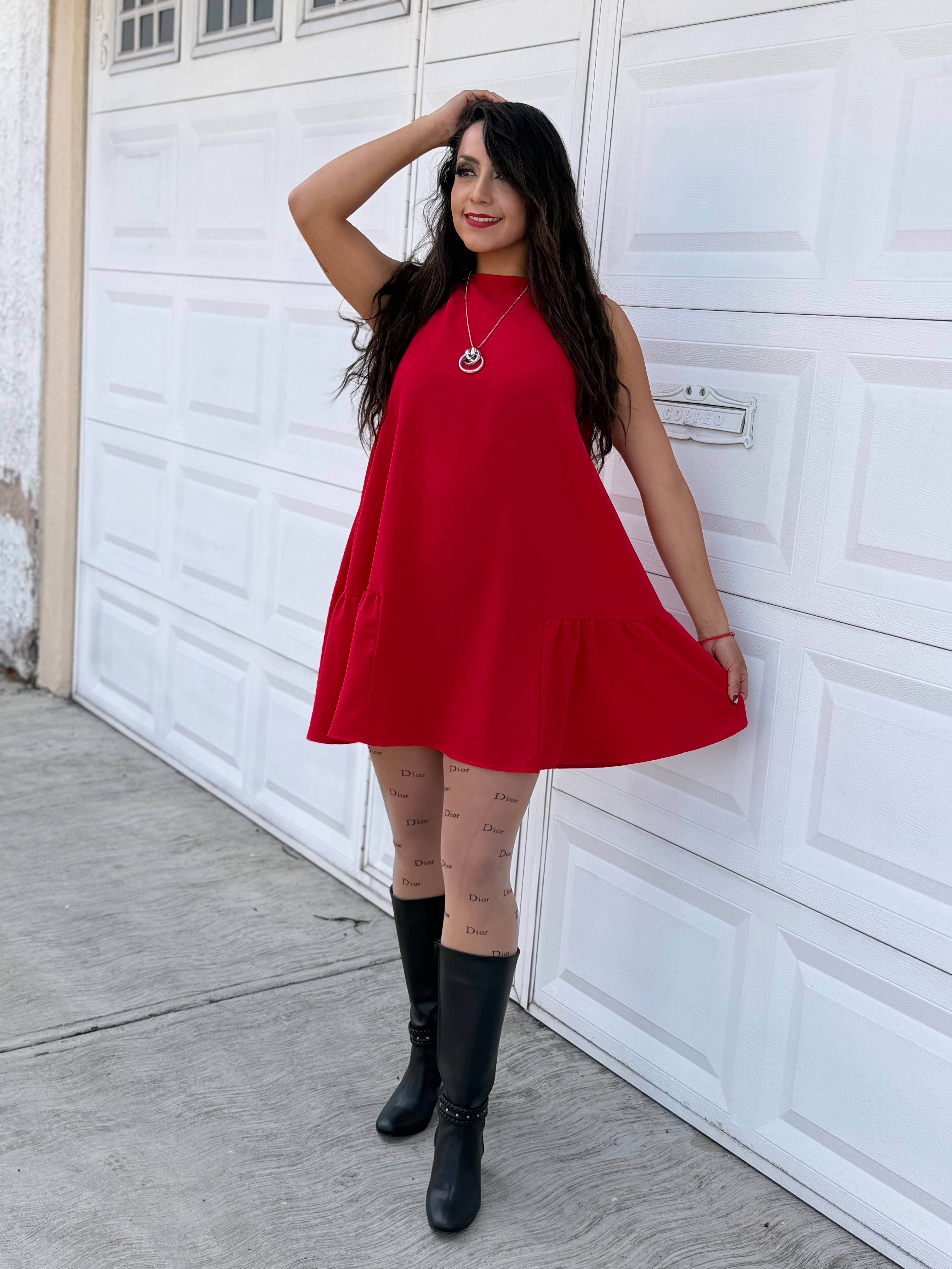Vestido sin mangas