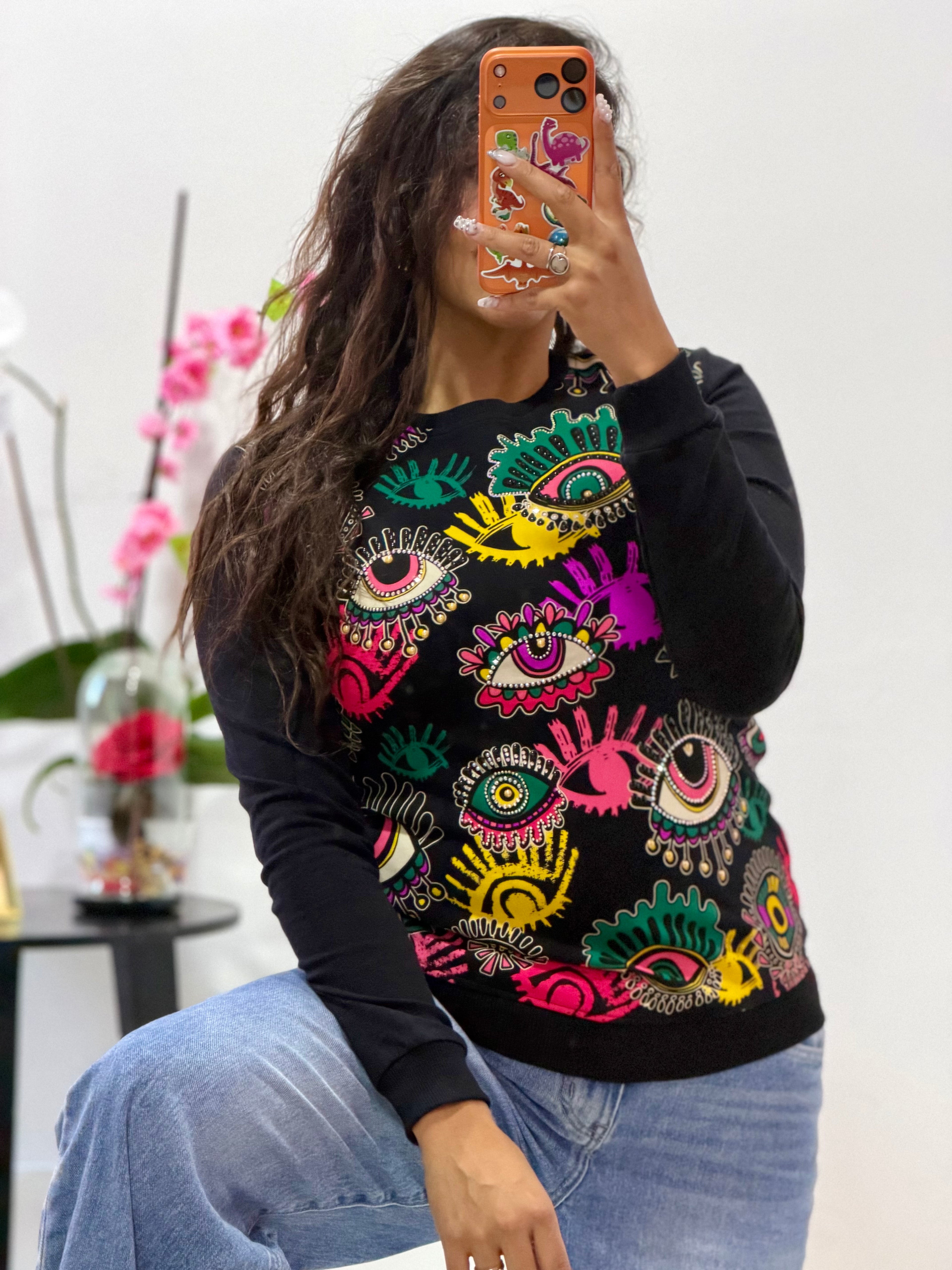 Sudadera estampada