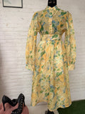 Conjunto floral blusa con falda