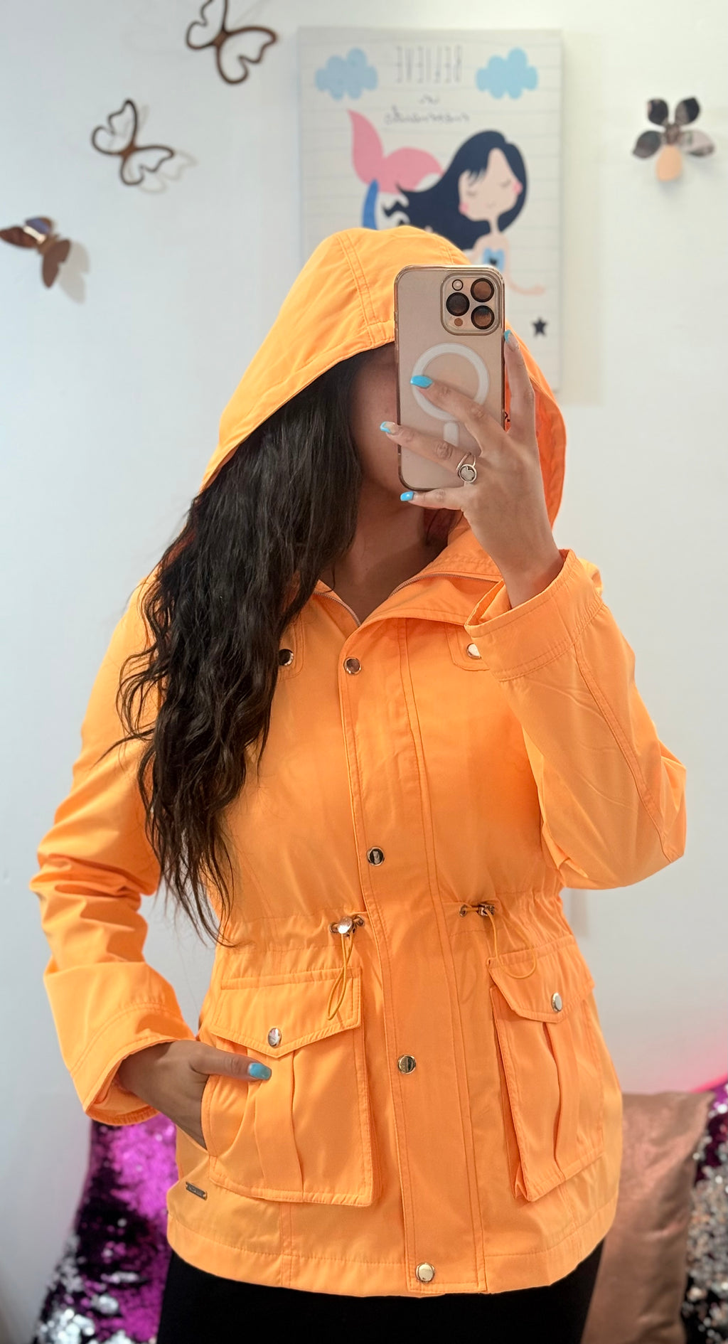 Rompe vientos tipo gabardina