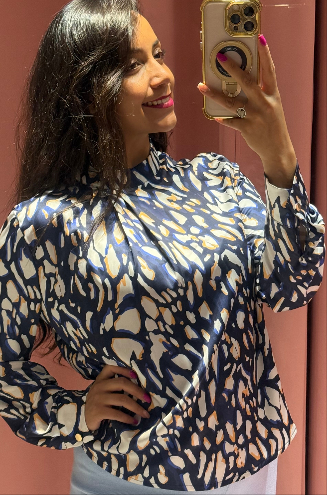 Blusa manga larga colores