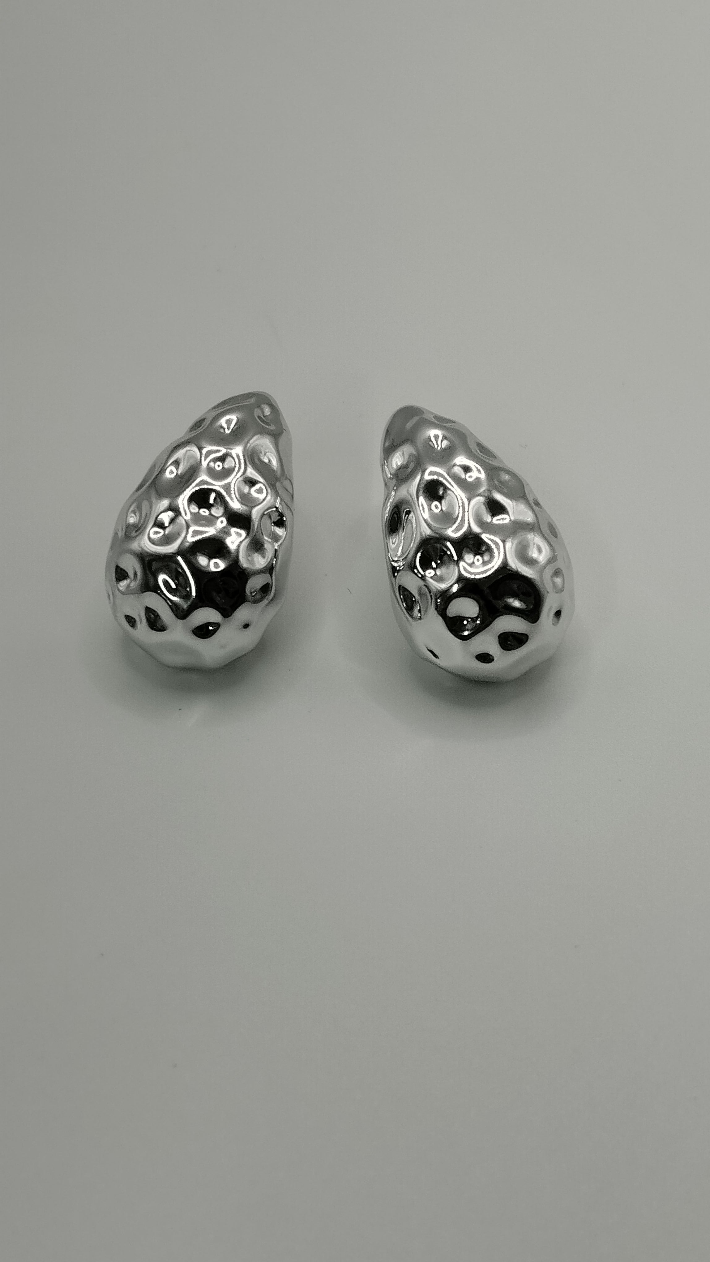 Aretes de gota textura
