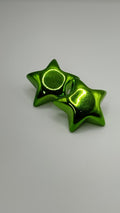 Aretes de estrella metálicos