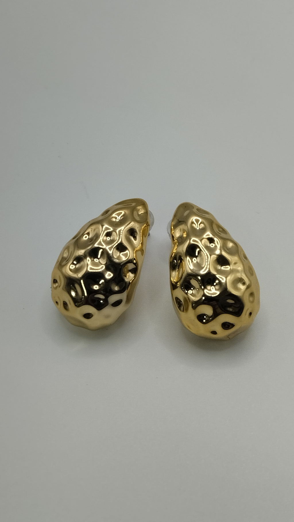 Aretes de gota textura