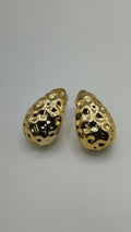 Aretes de gota textura