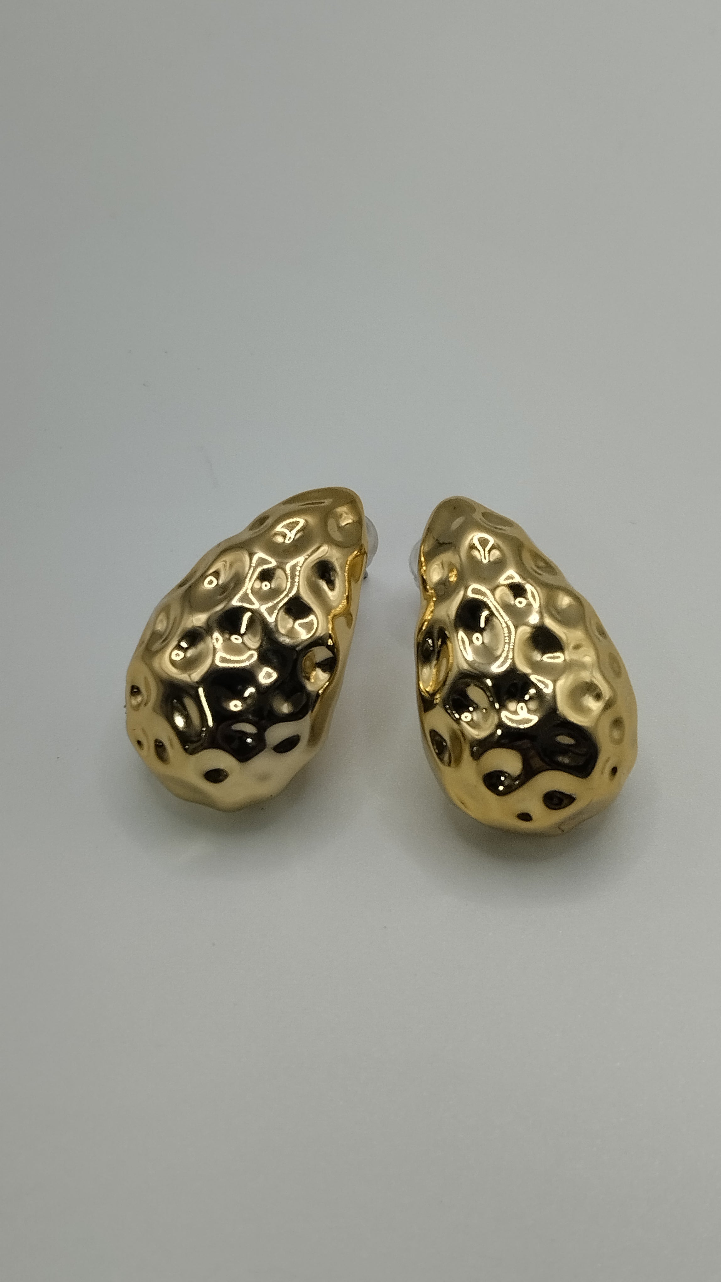 Aretes de gota textura