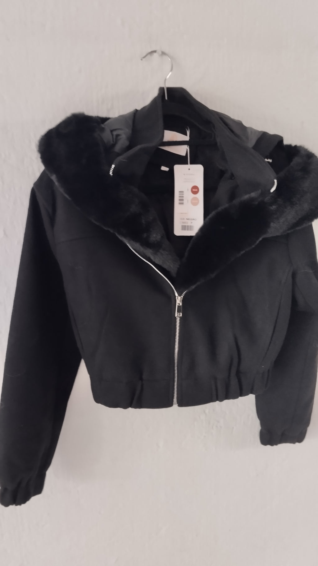 Chamarras cortas con peluche